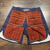 Red Samurai Armor Fight Shorts