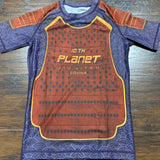 Red Samurai Armor Short Sleeve Rashguard