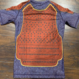 Red Samurai Armor Short Sleeve Rashguard